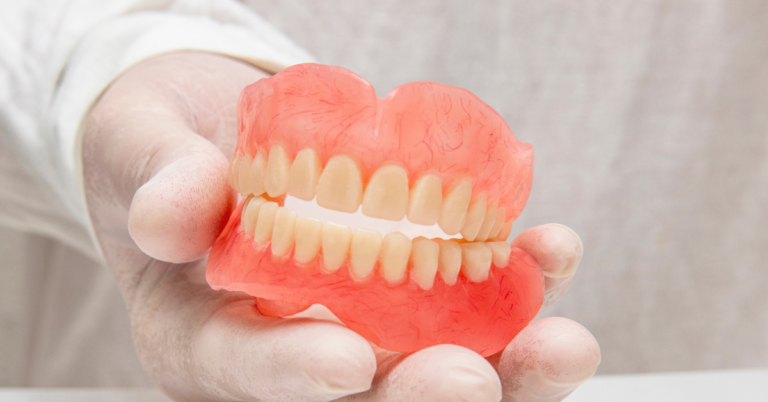 Can you eat with temporary dentures?